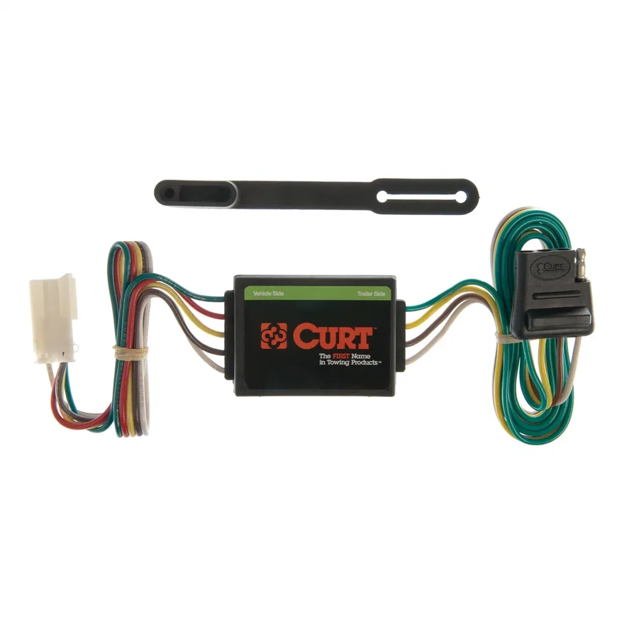 CURT 55339, Custom Wiring Connector; 4-Way Flat Output; Select Isuzu Trooper; Acura SLX