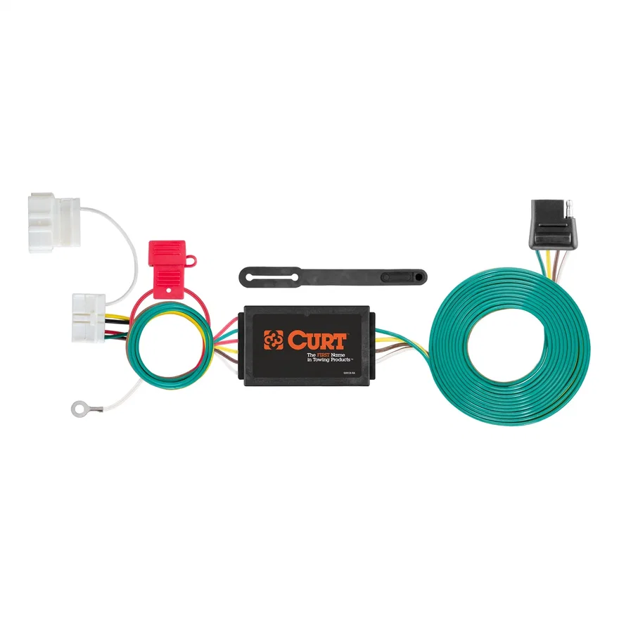 CURT 56378, Custom Wiring Connector; 4-Way Flat Output; Select Honda Odyssey