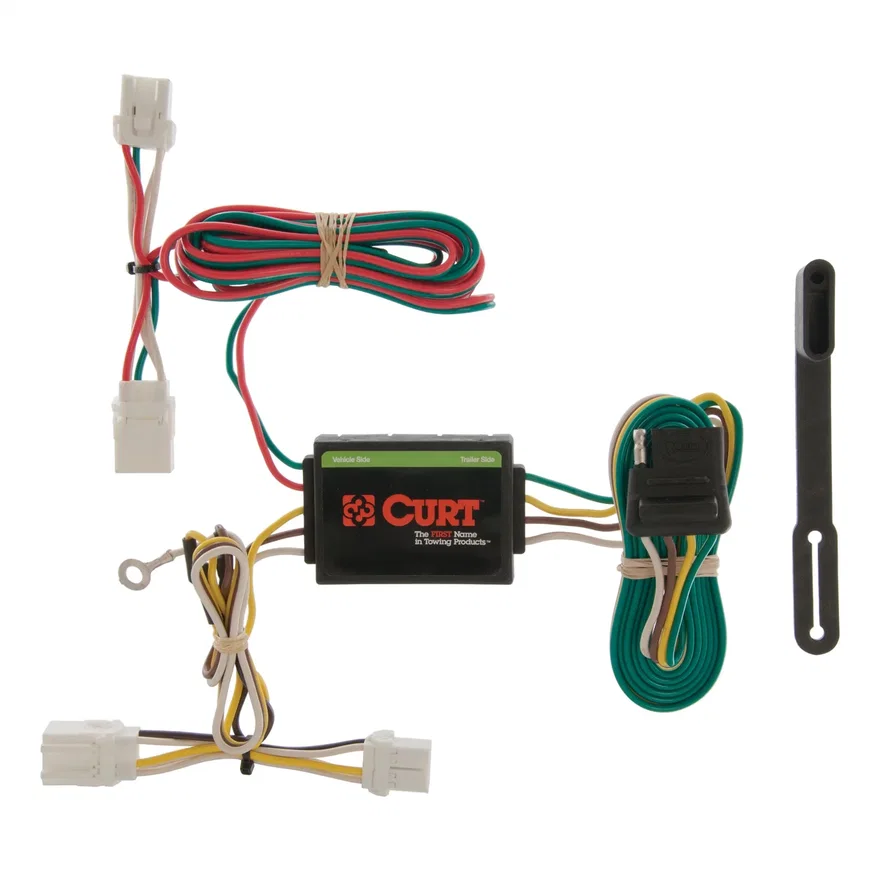CURT 55361, Custom Wiring; 4-Way Flat; Select Nissan Pathfinder; Altima Sedan; Infiniti QX4