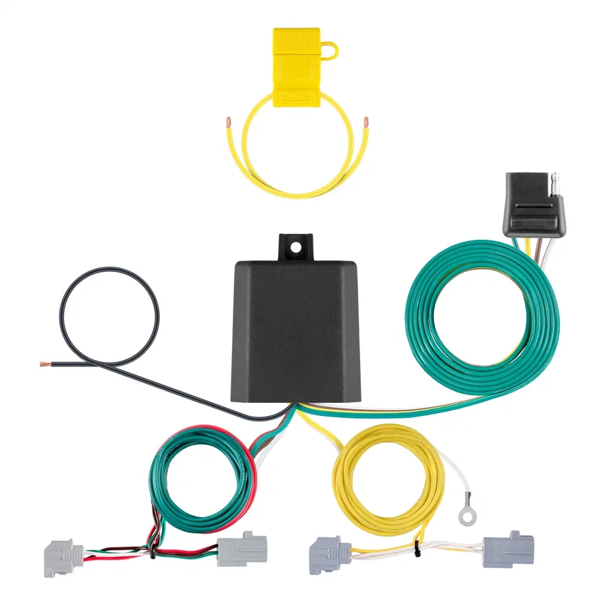 CURT 56536, Custom Wiring Harness; 4-Way Flat Output; Select Toyota Crown
