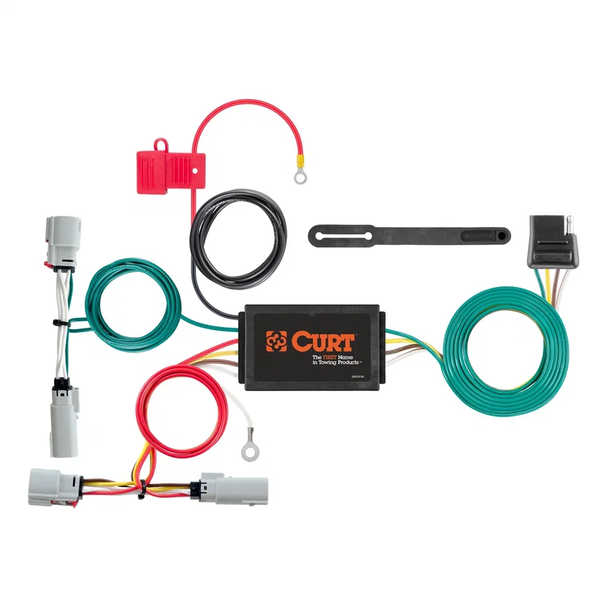 CURT 56323, Custom Wiring Harness; 4-Way Flat Output; Select Cadillac CT6