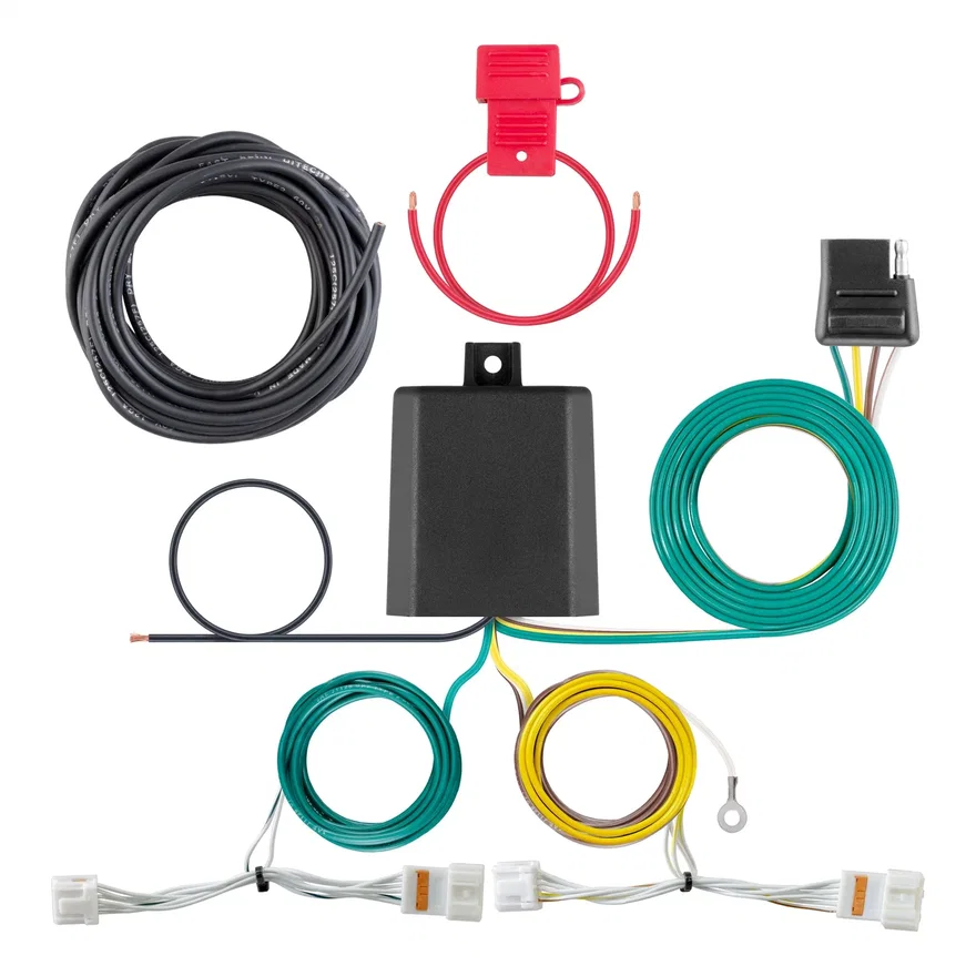 CURT 56461, Custom Wiring Harness; 4-Way Flat Output; Select Hyundai Sonata