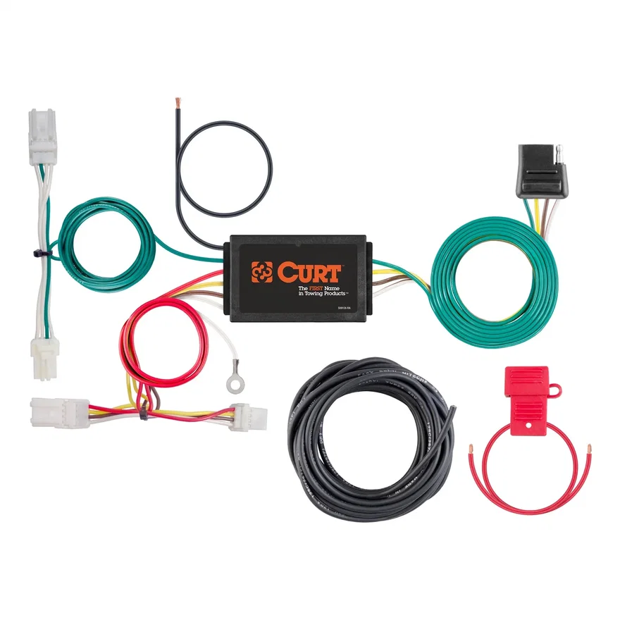 CURT 56408, Custom Wiring Harness; 4-Way Flat Output; Select Kia Forte5