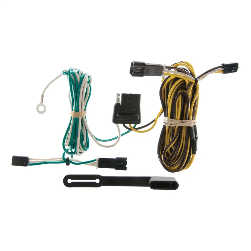 CURT 55338, Custom Wiring; 4-Way Flat; Select Chevy G10; G20; G30; GMC G1500; G2500; G3500