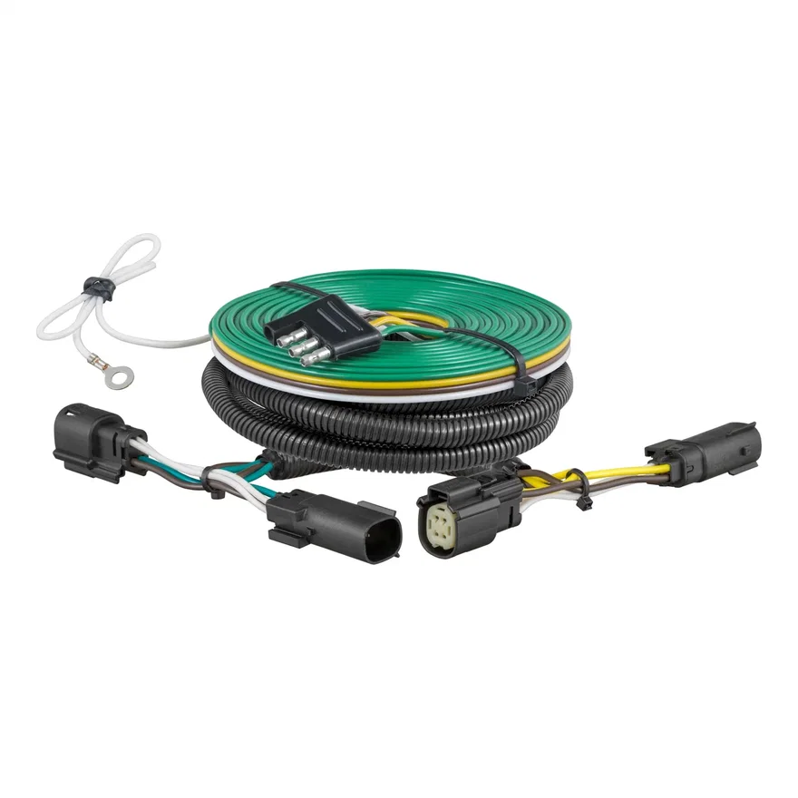 CURT 58974, Custom Towed-Vehicle RV Wiring; Select Chevrolet Equinox with LED Taillights