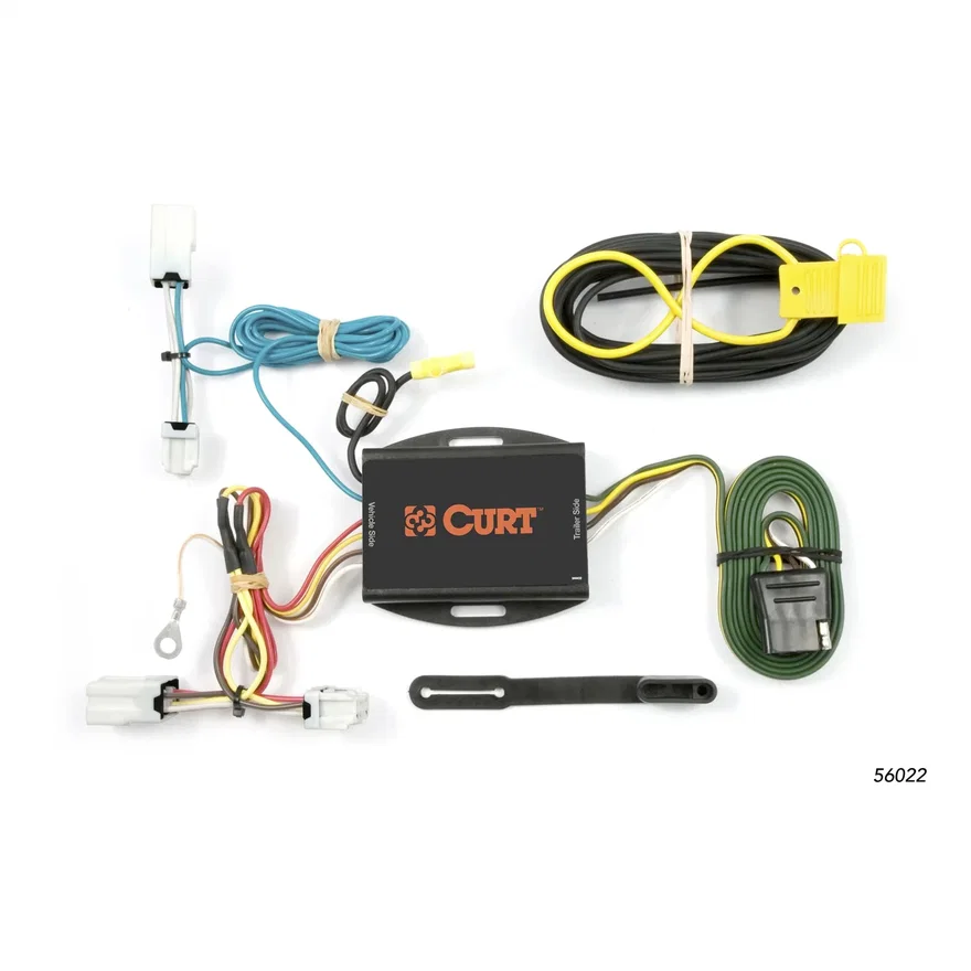 CURT 56022, Custom Wiring Harness; 4-Way Flat Output; Select Nissan Altima; Maxima; Sentra