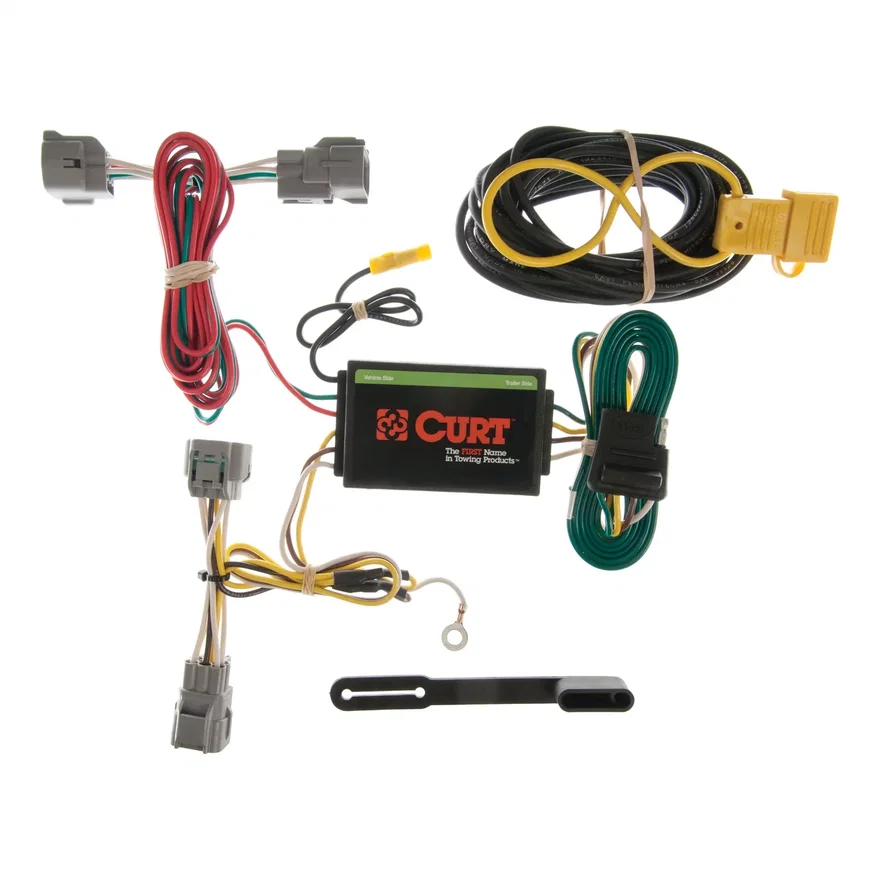 CURT 55349, Custom Wiring Harness; 4-Way Flat Output; Select Jeep Grand Cherokee