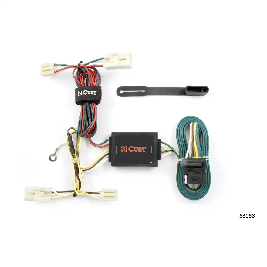CURT 56058, Custom Wiring Harness; 4-Way Flat Output; Select Kia Amanti; Optima Sedan