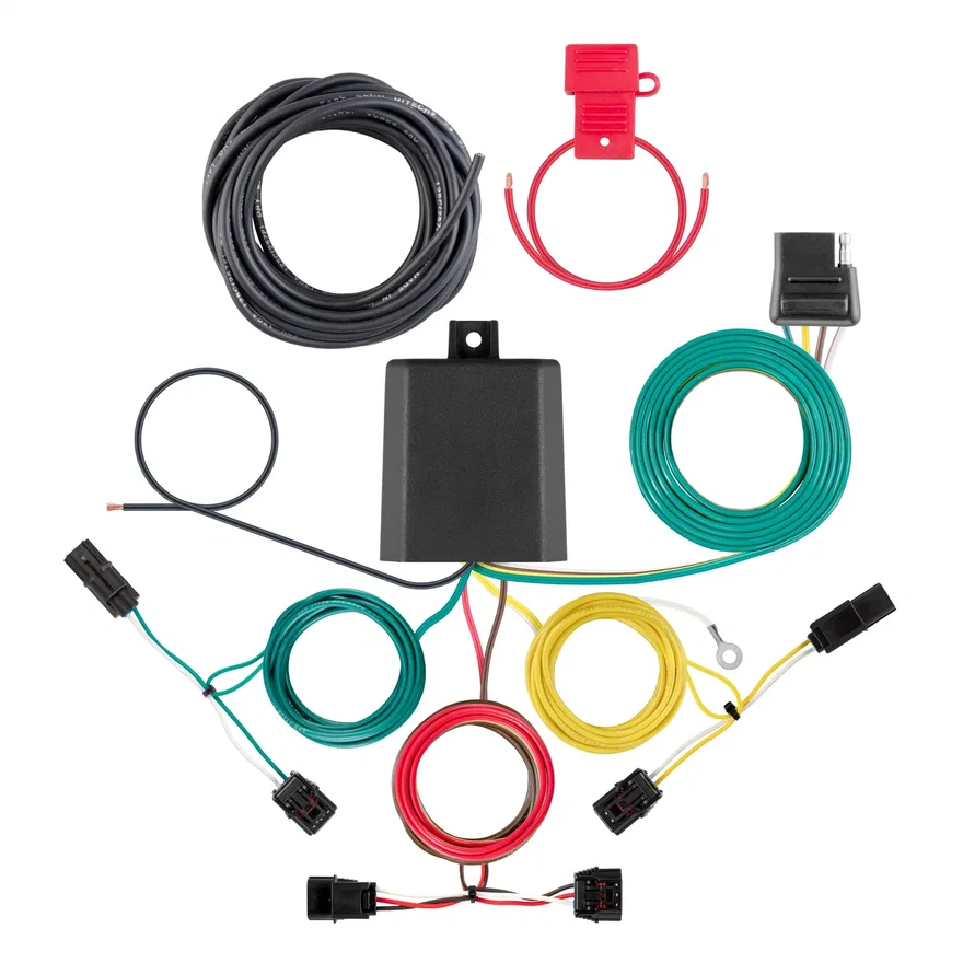 CURT 56525, Custom Wiring Harness; 4-Way Flat Output; Select Acura TLX
