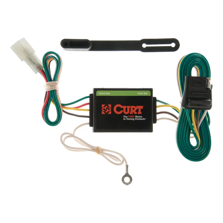 CURT 55372, Custom Wiring Connector; 4-Way Flat; Select Chevrolet and Suzuki Vehicles