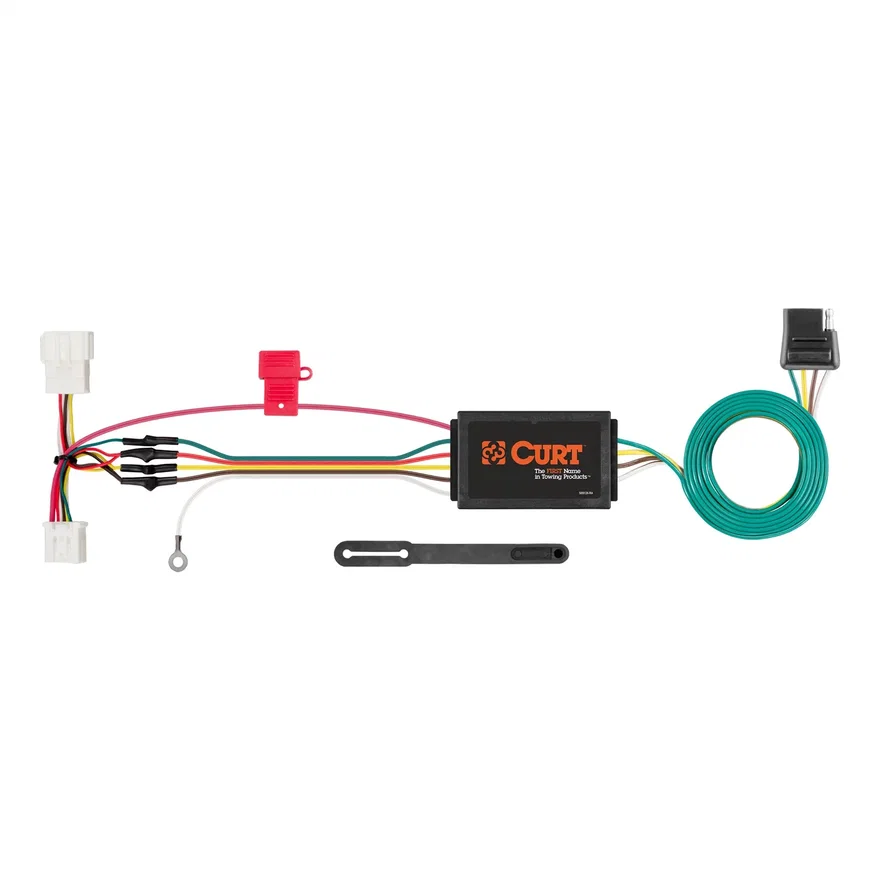 CURT 56158, Custom Wiring Harness; 4-Way Flat Output; Select Honda CR-V