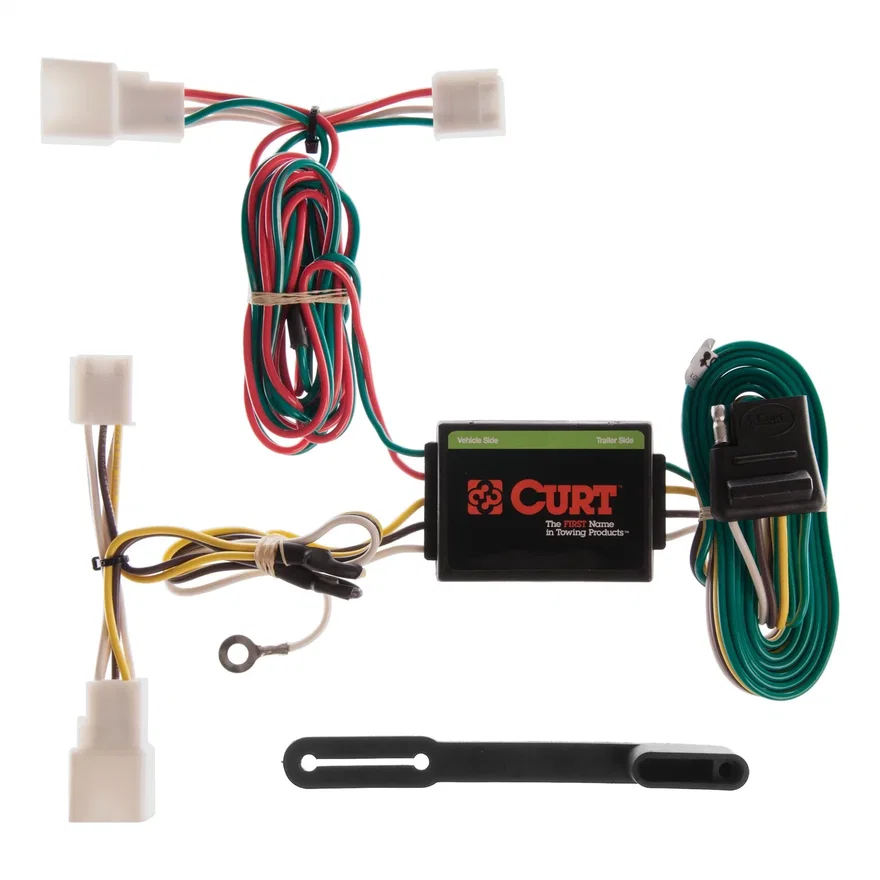 CURT 55308, Custom Wiring Harness; 4-Way Flat Output; Select Toyota Camry