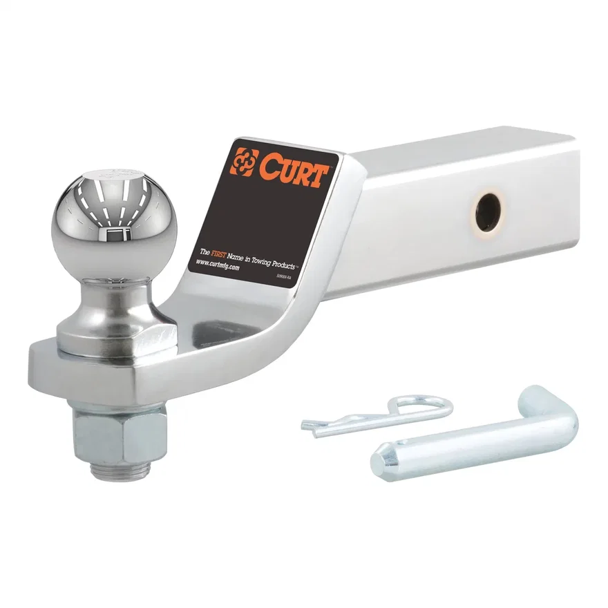 CURT 45295, Loaded Ball Mount with 2in. Ball (2in. Shank; 7;500 lbs.; 2in. Drop)