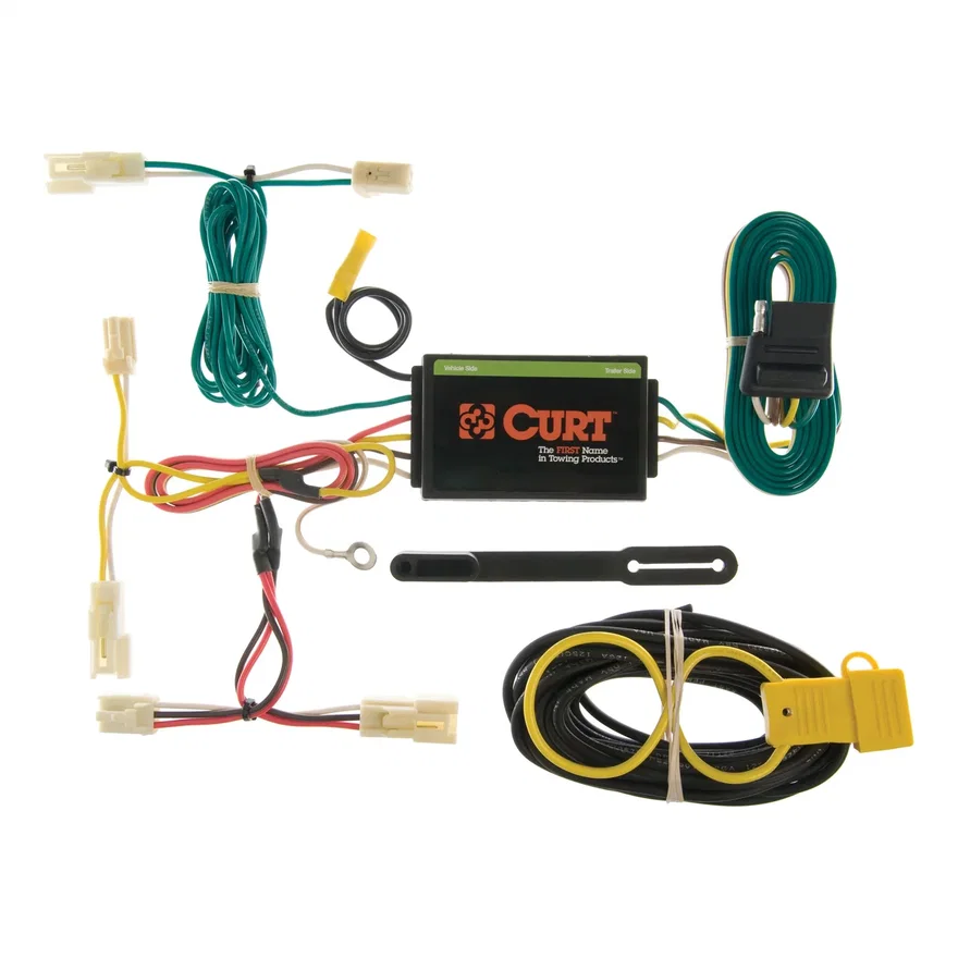 CURT 55057, Custom Wiring Harness; 4-Way Flat Output; Select Pontiac Vibe