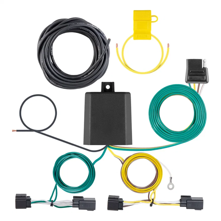 CURT 56501, Custom Wiring Harness; 4-Way Flat Output; Select Kia Telluride