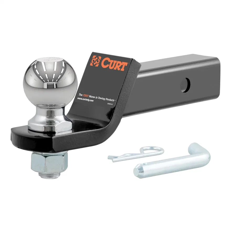 CURT 45041, Loaded Ball Mount with 2-5/16in. Ball (2in. Shank; 7;500 lbs.; 2in. Drop)