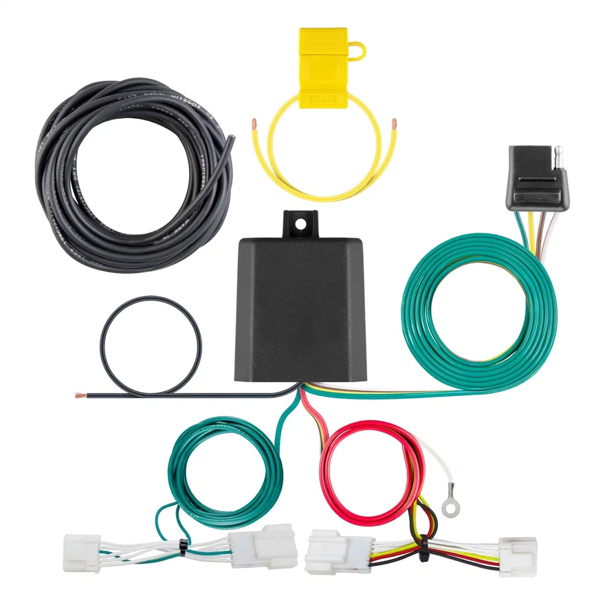 CURT 56469, Custom Wiring Harness; 4-Way Flat Output; Select Kia K5