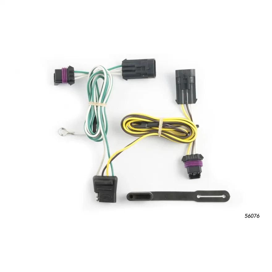 CURT 56076, Custom Wiring Harness; 4-Way Flat Output; Select Pontiac Grand Prix