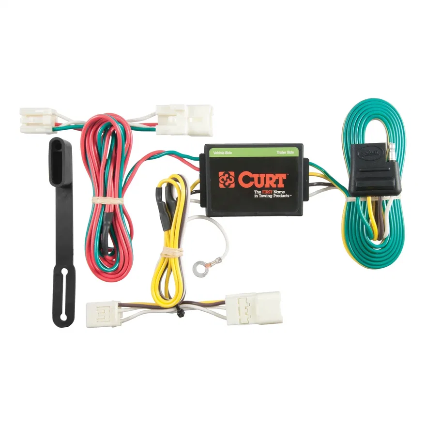 CURT 56126, Custom Wiring Harness; 4-Way Flat Output; Select Hyundai Elantra