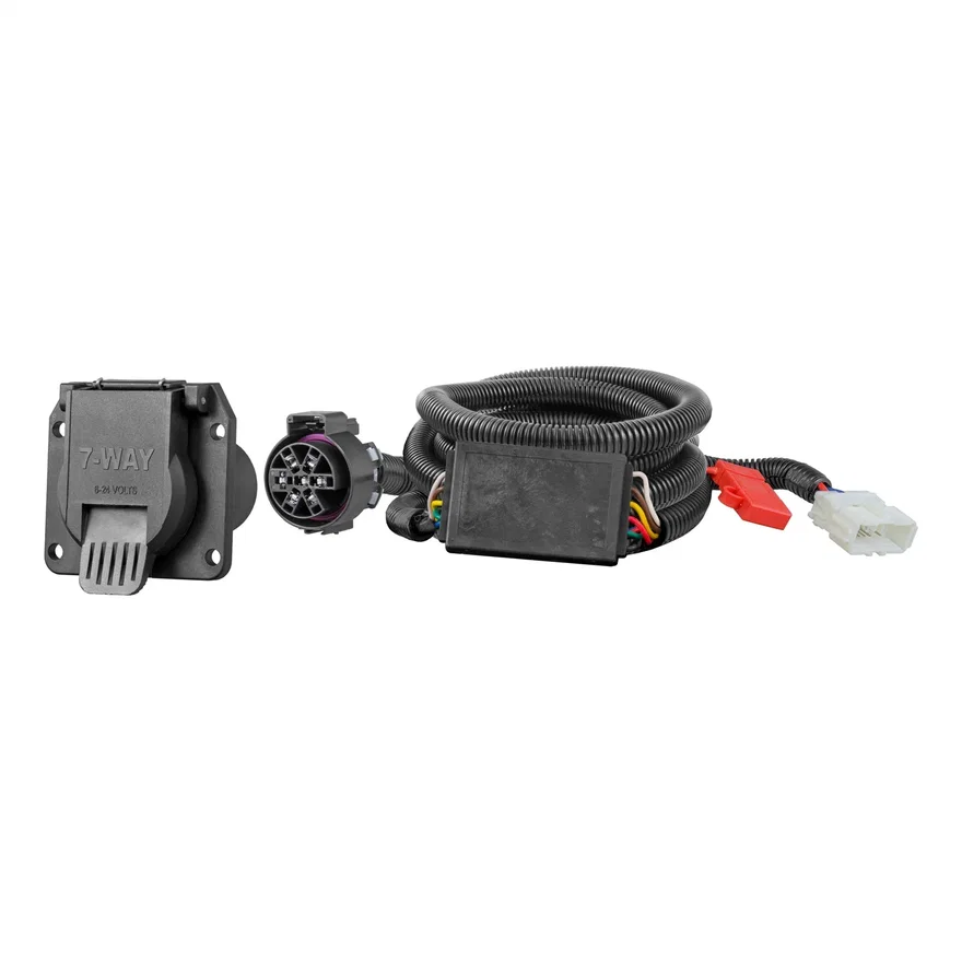 CURT 56421, Custom Wiring Connector; 7-Way RV Blade; Select Honda Pilot; Passport