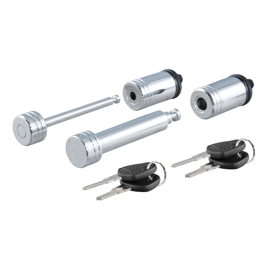 CURT 23527, Hitch/Coupler Lock Set (2in. Receiver; 2-1/2in. Latch)