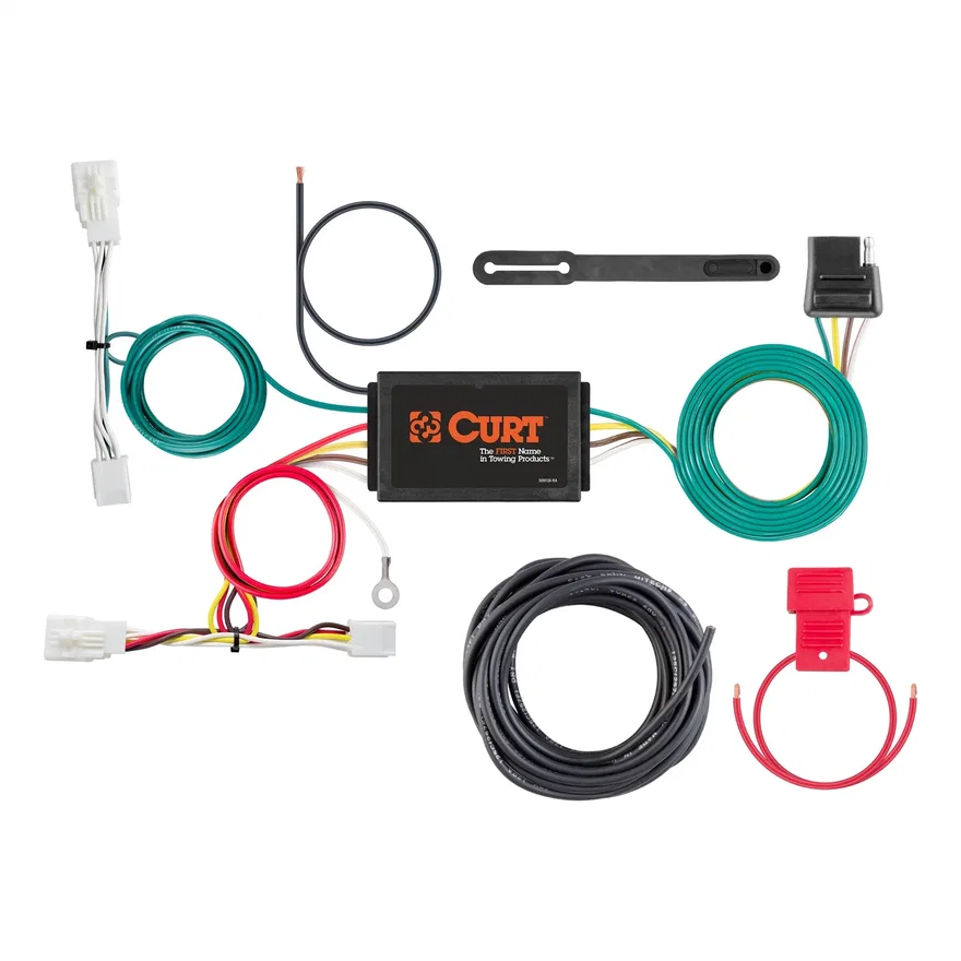 CURT 56416, Custom Wiring Harness; 4-Way Flat Output; Select Toyota Avalon