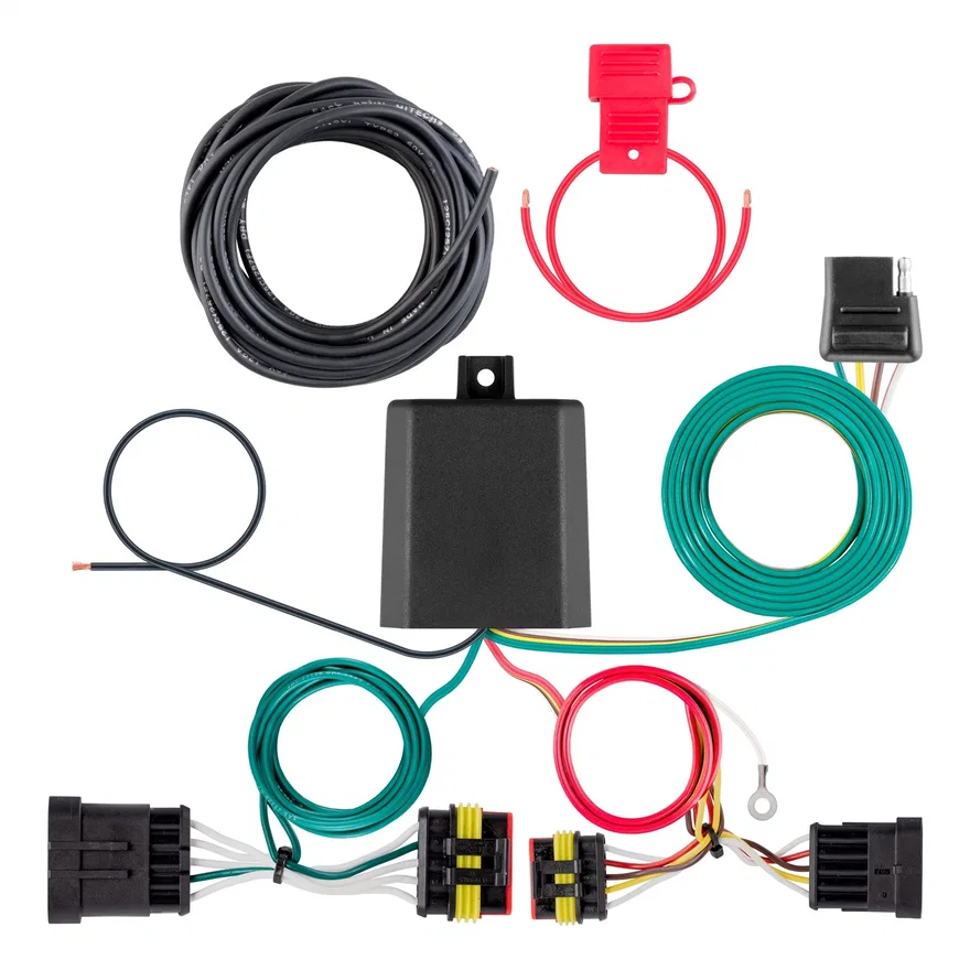 CURT 56559, Custom Wiring Harness; 4-Way Flat Output; Fits Select Infiniti QX50