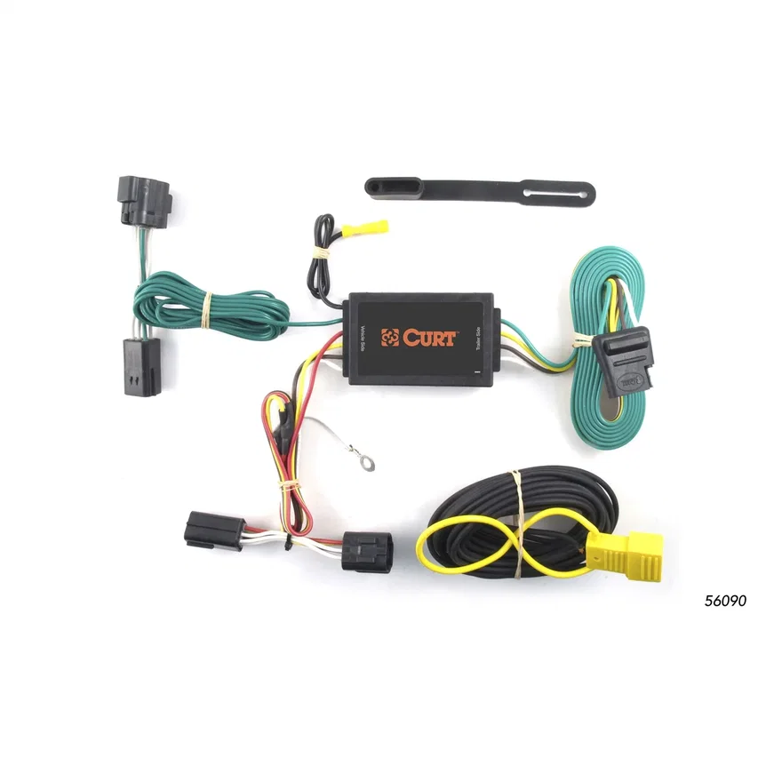 CURT 56090, Custom Wiring Harness; 4-Way Flat Output; Select Ford Transit Connect
