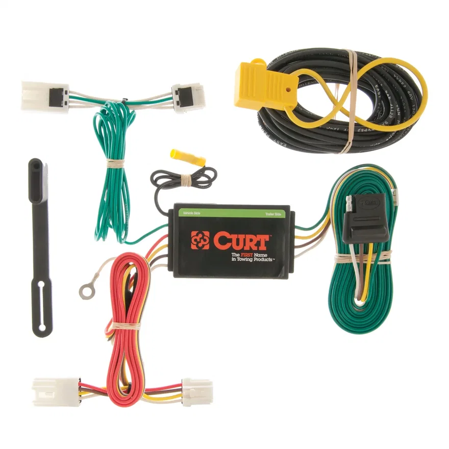 CURT 56127, Custom Wiring; 4-Way Flat Output; Select Mitsubishi RVR; Outlander Sport; Lancer