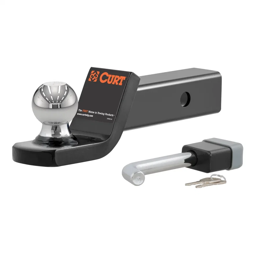 CURT 45141, Towing Starter Kit with 2in. Ball (2in. Shank; 7;500 lbs; 2in. Drop)