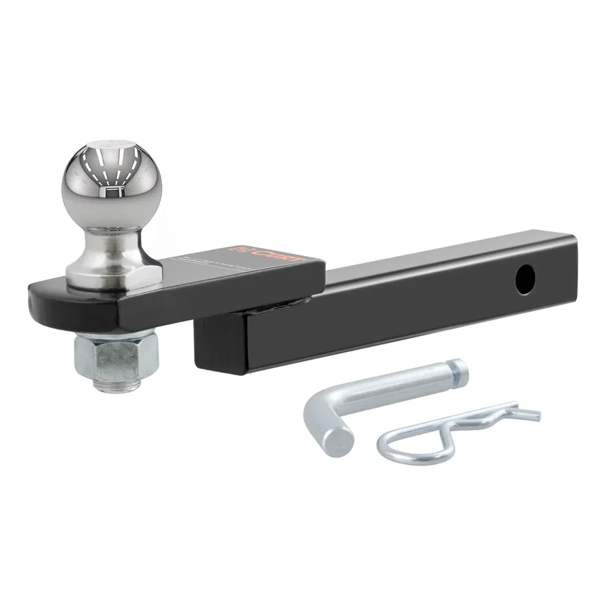 CURT 45147, Towing Starter Kit with 2in. Ball (1-1/4in. Shank; 3;500 lbs; 3/4in. Rise)
