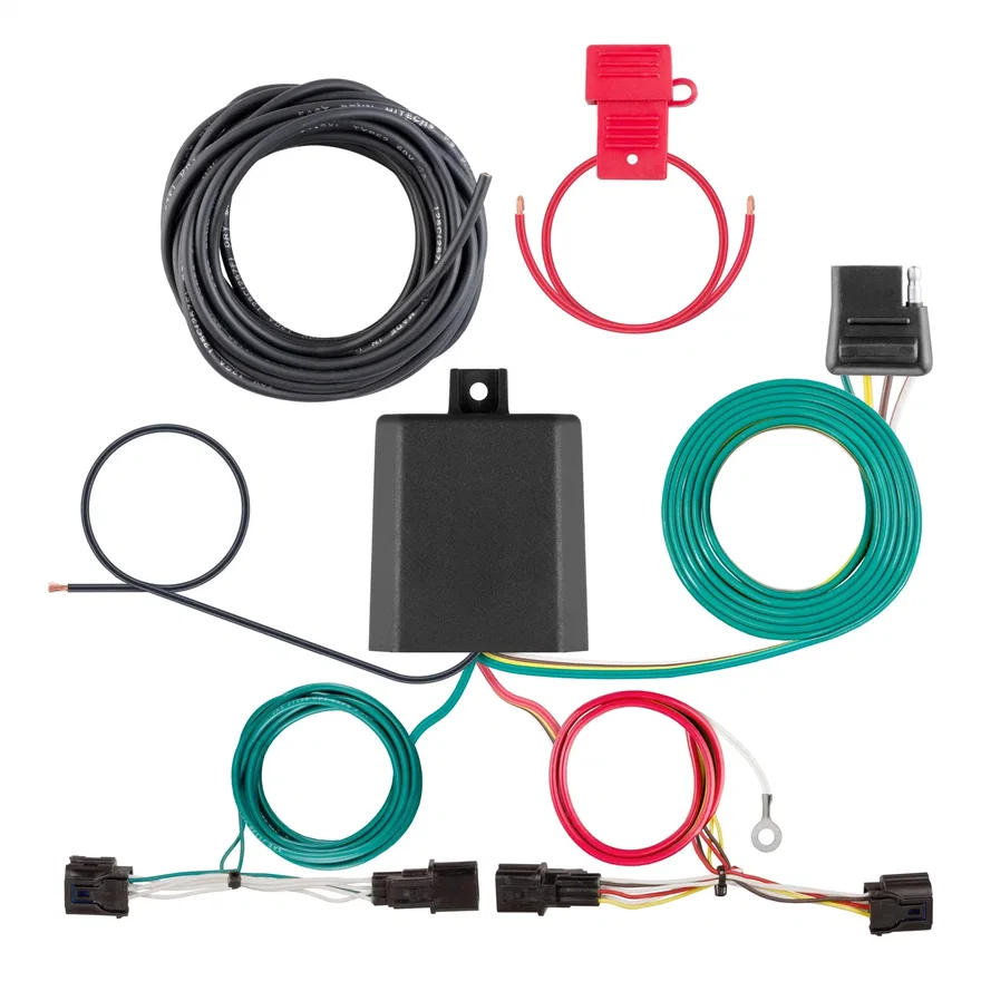 CURT 56491, Custom Wiring Harness; 4-Way Flat Output; Select Hyundai Palisade