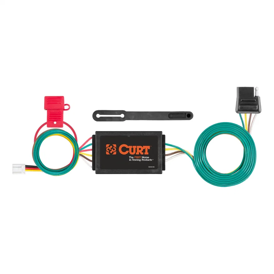 CURT 56338, Custom Wiring Connector; 4-Way Flat Output; Select Mazda CX-9