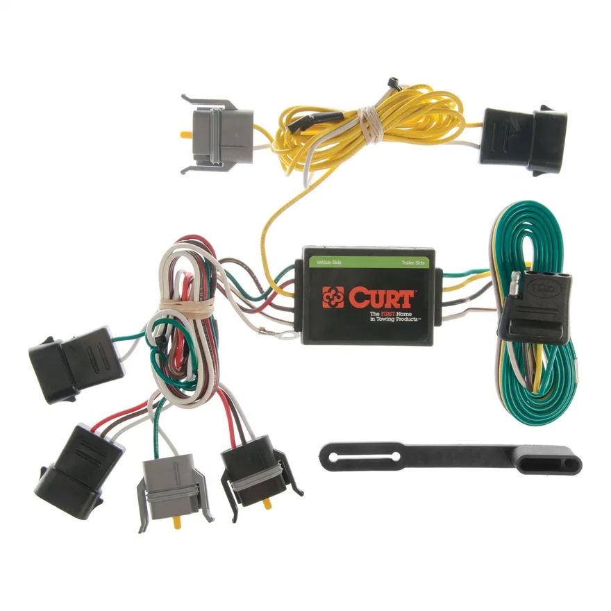 CURT 55346, Custom Wiring Harness; 4-Way Flat Output; Select Ford Windstar