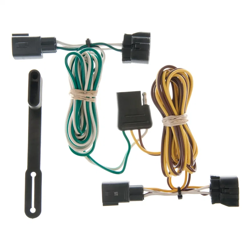 CURT 55329, Custom Wiring; 4-Way Flat Output; Select Dodge Ram 1500; 2500; 3500; Dakota