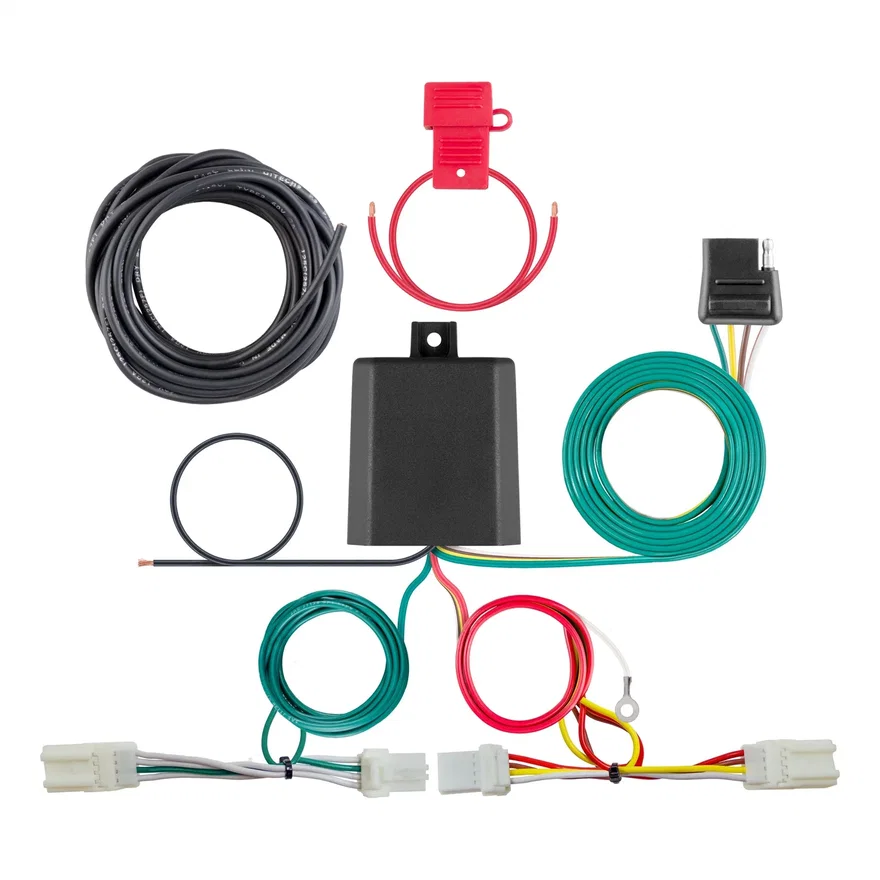CURT 56470, Custom Wiring Harness; 4-Way Flat Output; Select Hyundai Elantra