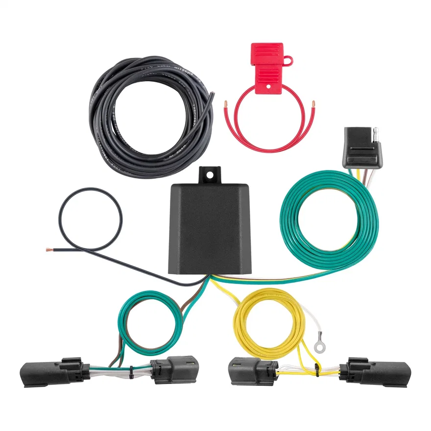 CURT 56473, Custom Wiring Harness; 4-Way Flat Output; Select Jeep Grand Cherokee; L