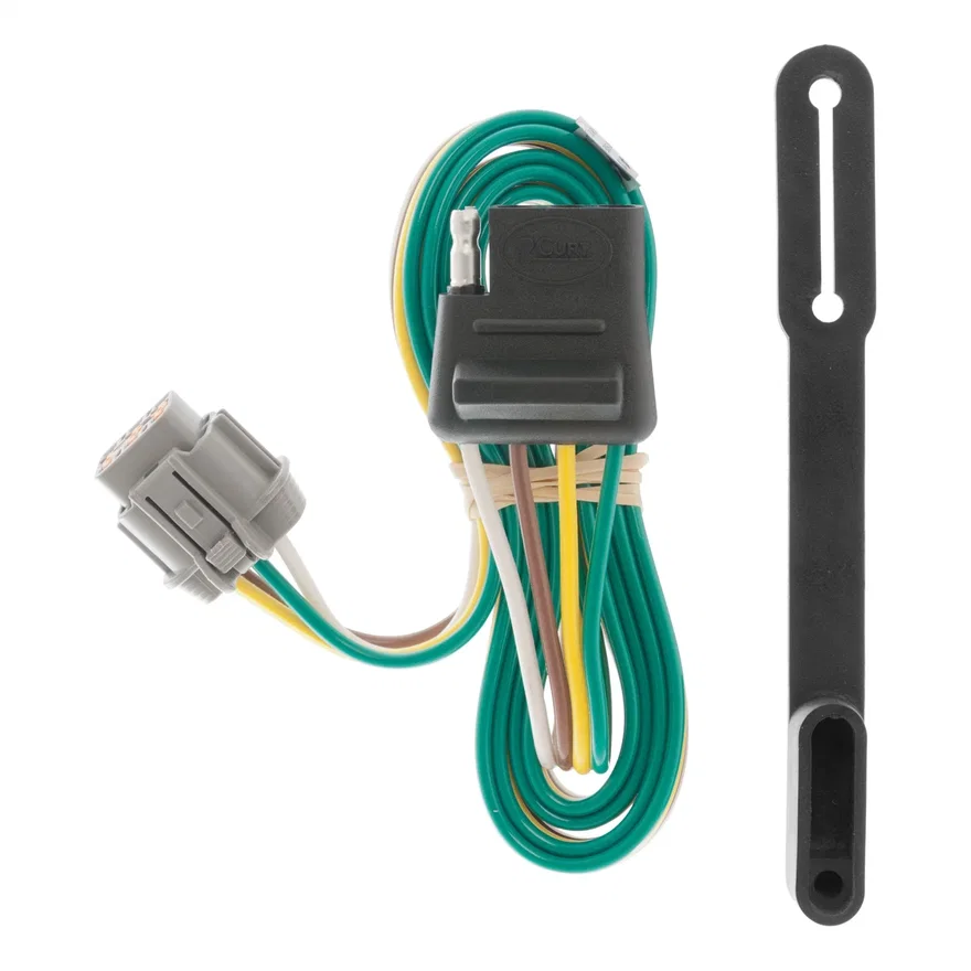 CURT 55441, Custom 4-Flat; Select Nissan and Suzuki Vehicles; OEM Tow Package Required