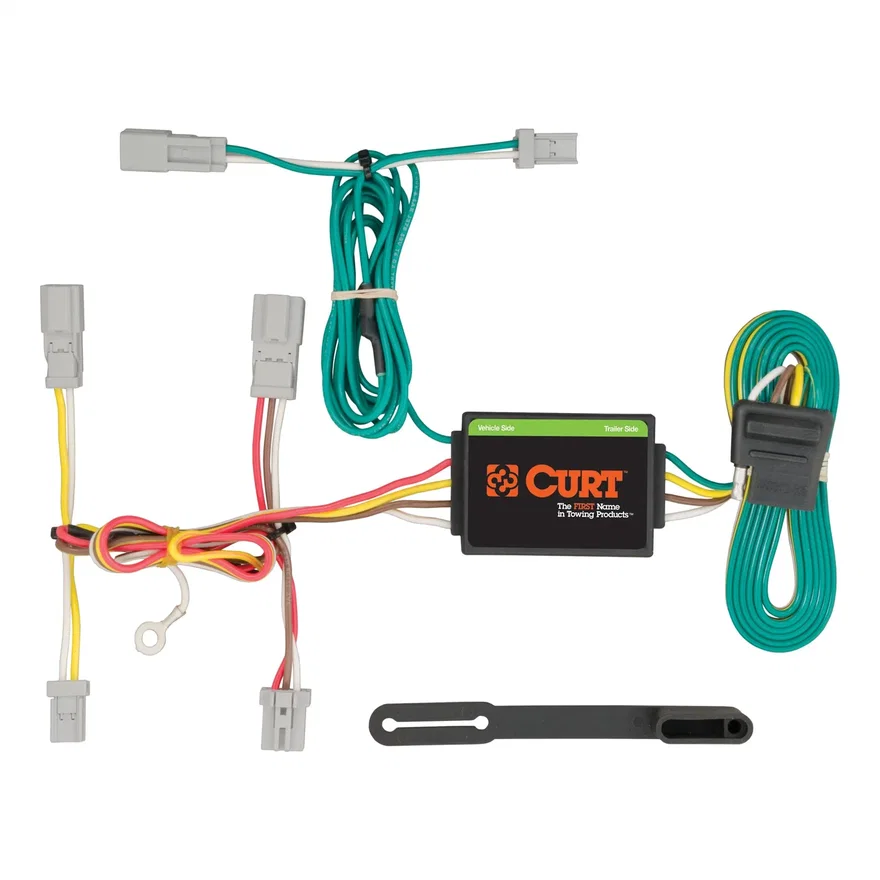 CURT 56231, Custom Wiring Harness; 4-Way Flat Output; Select Acura TL