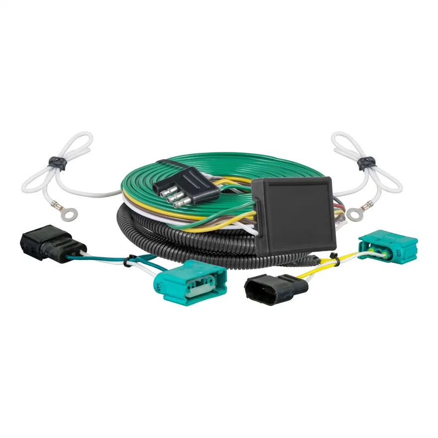 CURT 58971, Custom Towed-Vehicle RV Wiring; Select Chevrolet Equinox without LED Taillights
