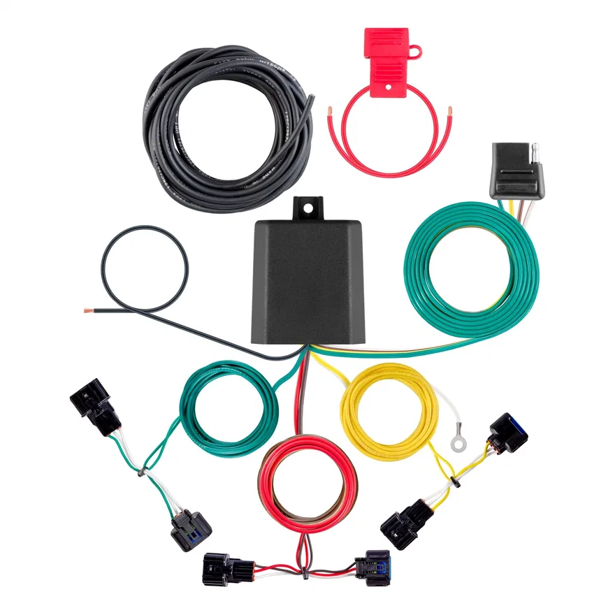 CURT 56554, Custom Wiring Harness; 4-Way Flat Output; Select Hyundai Tucson