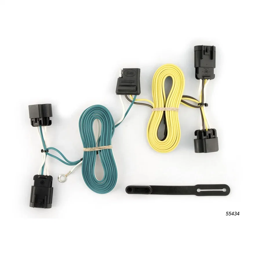 CURT 55434, Custom Wiring; 4-Way Flat; Select Chevrolet Cobalt; Pontiac G5; Pursuit Sedan