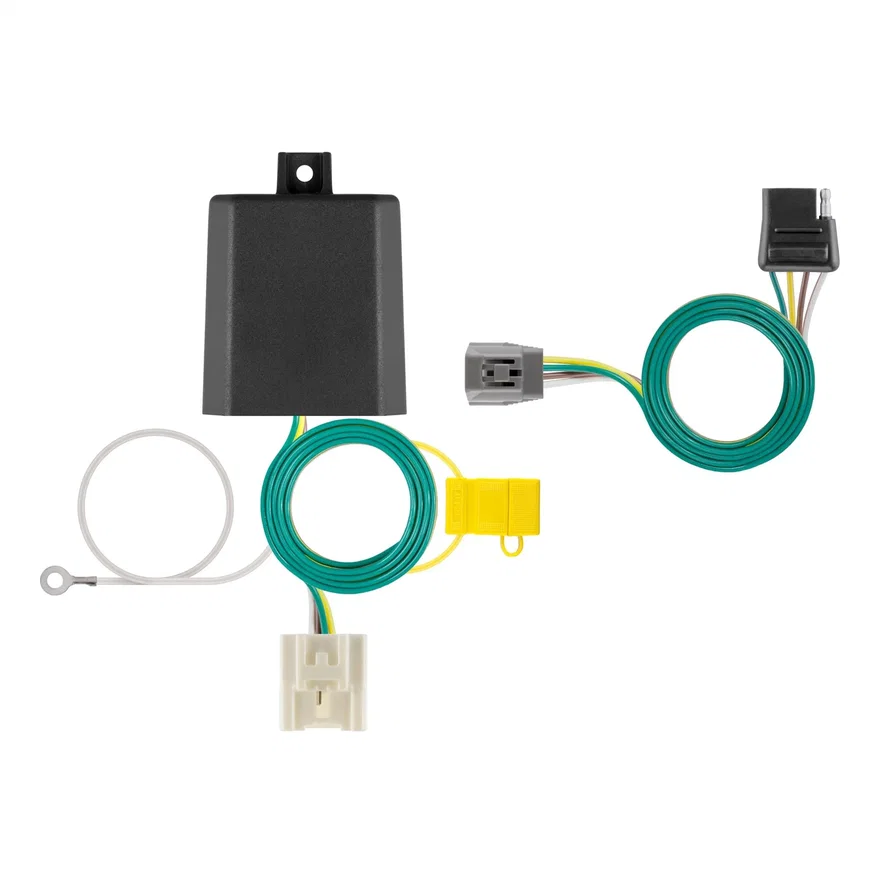CURT 56524, Custom Wiring; 4-Way Flat; Select Toyota Grand; Highlander; Lexus TX Series