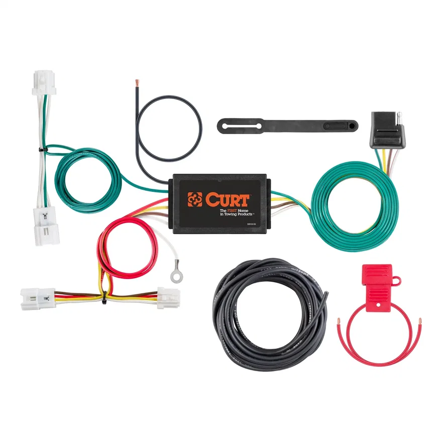 CURT 56339, Custom Wiring Harness; 4-Way Flat Output; Select Nissan Altima