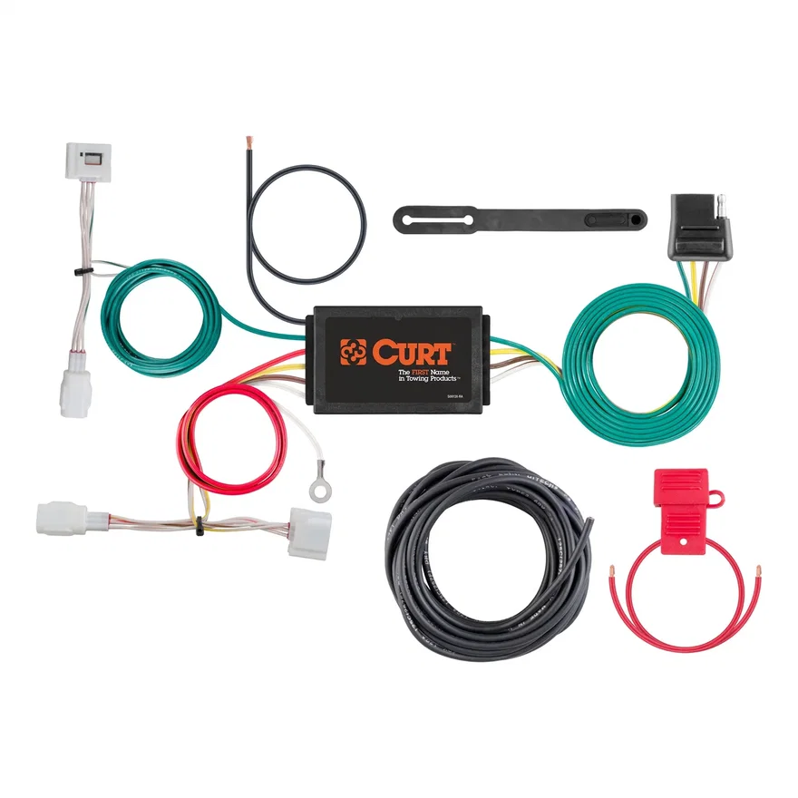 CURT 56377, Custom Wiring Harness; 4-Way Flat Output; Select Mazda CX-5