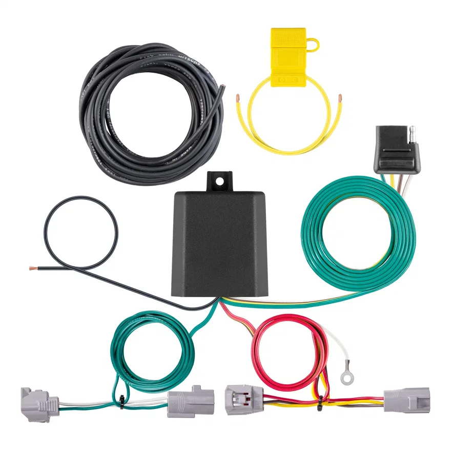 CURT 56517, Custom Wiring Harness; 4-Way Flat Output; Select Toyota Corolla Cross; C-HR