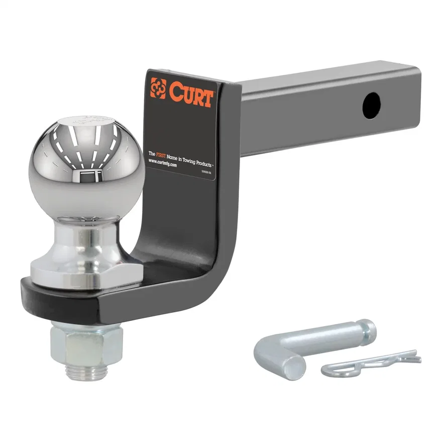CURT 45148, Towing Starter Kit with 2in. Ball (1-1/4in. Shank; 3;500 lbs; 3-1/4in. Drop)