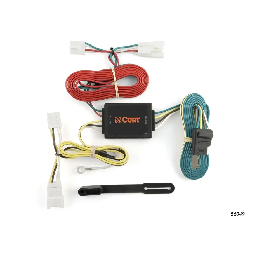 CURT 56049, Custom Wiring; 4-Way Flat; Select Hyundai Elantra; Sonata; Kia Optima Sedan