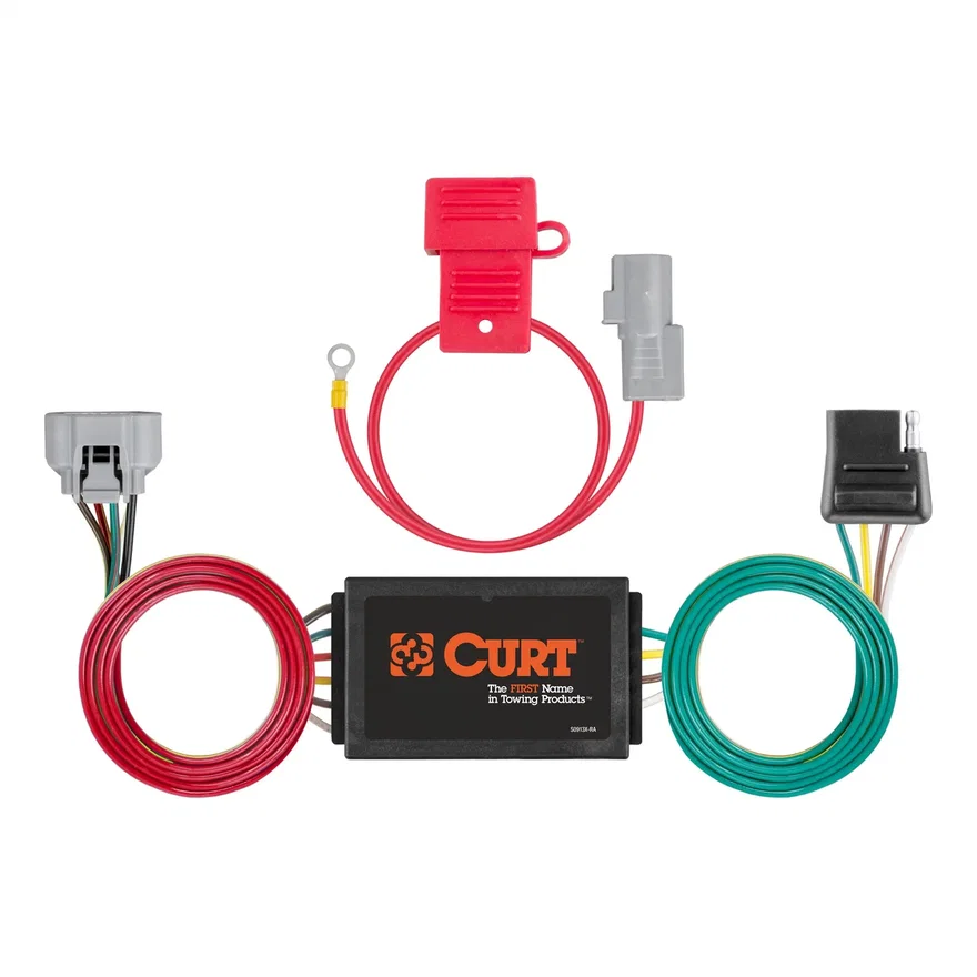 CURT 55367, Custom Wiring Connector; 4-Way Flat Output; Select Toyota Tundra