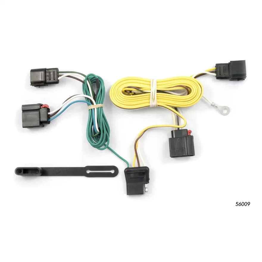 CURT 56009, Custom Wiring Harness; 4-Way Flat Output; Select Jeep Grand Cherokee